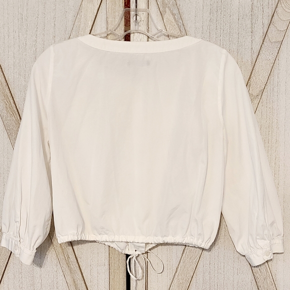 Anthropologie M.D.S. Italian Cotton crop top - Picture 5 of 7